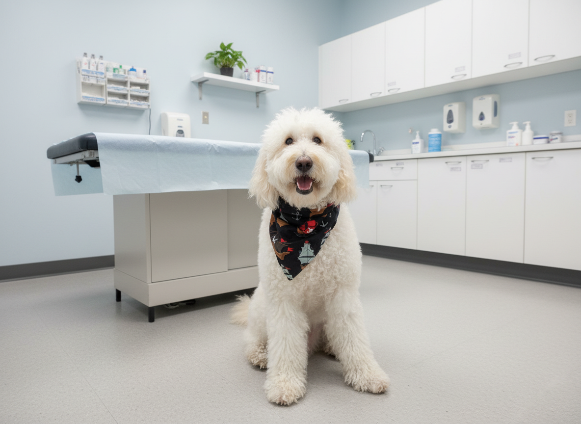 Rori - Clinic mascot and therapy dog